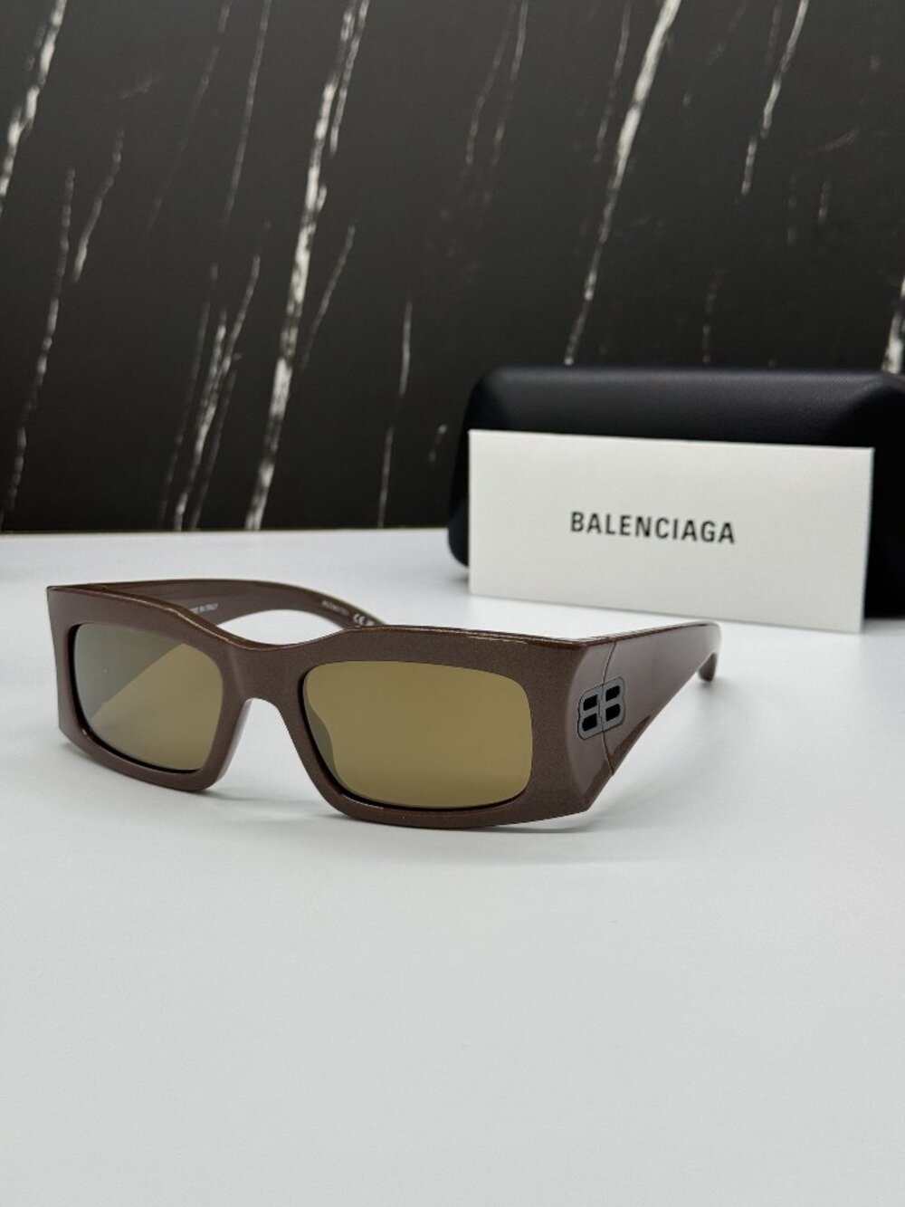 NEW BALENCIAGA BB0291S 006 BROWN WOMEN SUNGLASSES BALENCIAGA EYEWEAR